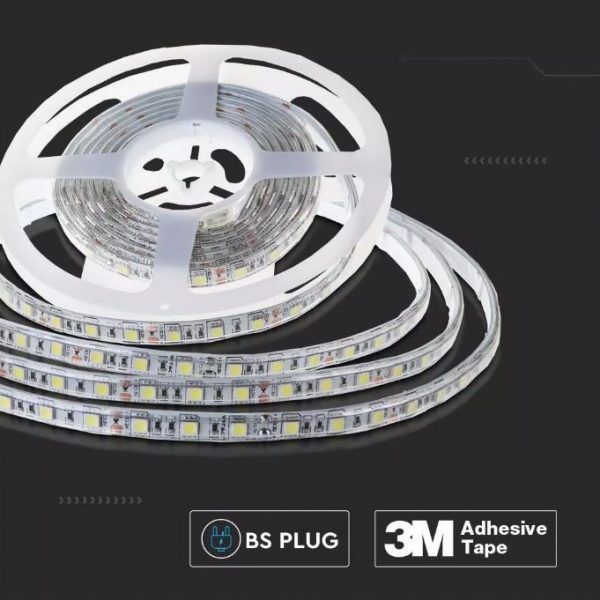 9W LED Strip Kit 60 LED's IP65 12V - 5m Reel