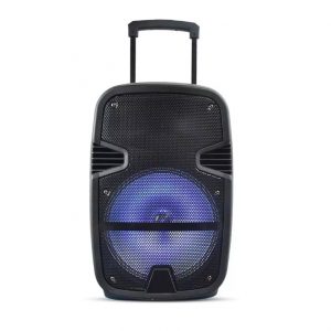 35W Rechargeable Trolley Speaker with MicrophoneRFRGB (12inch)