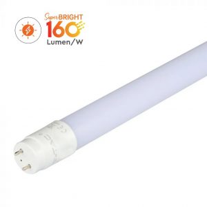 7W LED Tube 60cm - 160 Lm/W - T8 Nano Plastic
