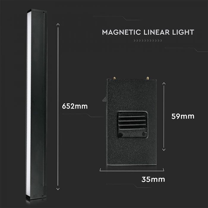 20W LED Magnetic SMD Linear Light IP20 24V