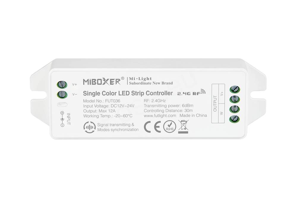 Smart LED Strip Controller - Single Colour 12A