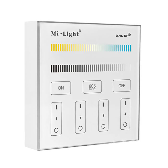 4 Zone Panel Remote Controller CCT 3in1