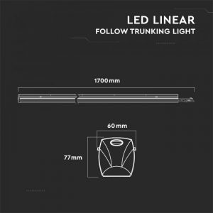50W LED Linear Follow Trunking Dimmable