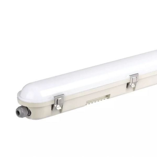 48W LED Emergency Waterproof Fitting 5 feet /150cm - Milky Cover - Samsung Chip IP65