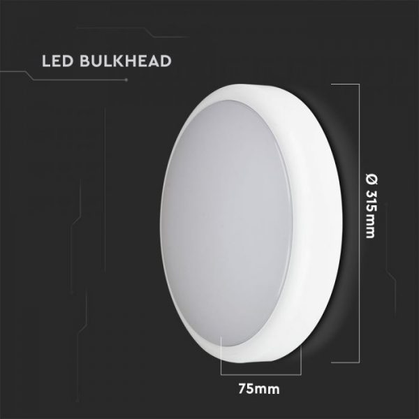 14W LED Dome Light CCT 3in1 with Emergency Battery - Samsung Chip IP65