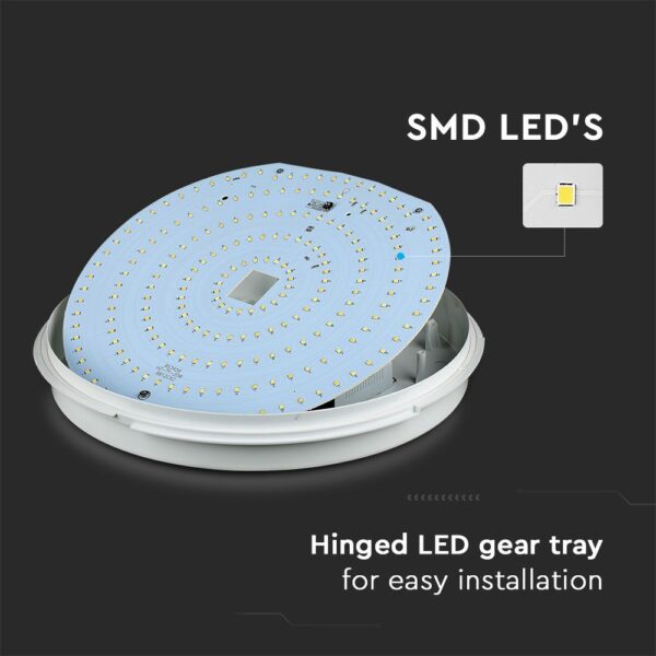 20W LED Dome Light CCT 3in1 Emergency Battery Sensor IP65