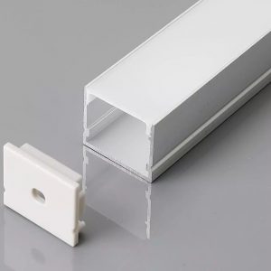 Aluminium Profile with Diffuser Mounting Kit 30mm