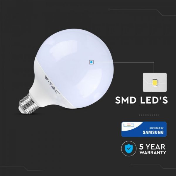 22W G120 LED Plastic Bulb E27 (120Lm/W)