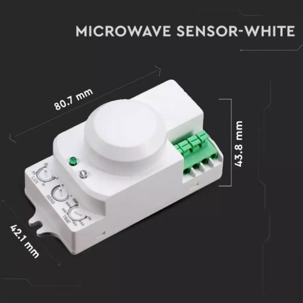 Microwave Sensor with Manual Override (for Max:300W LED)