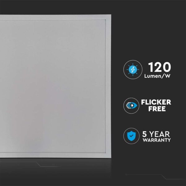 36W LED Backlit Panel 595x595mm TPa Rated and Flicker Free