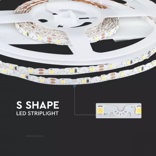 4W LED Strip Lights S-shape IP20 12V 5 Meter