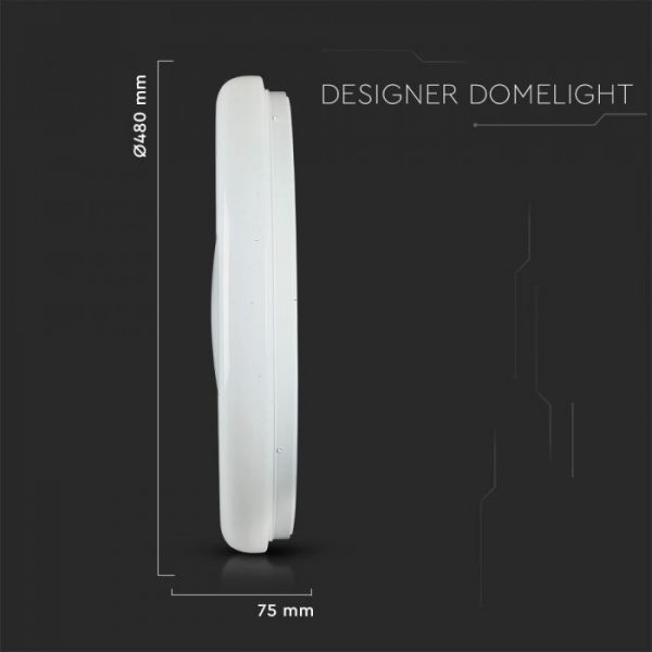 LED Designer Domelight CCT 3in1 30W/60W/30W Dimmable IP20
