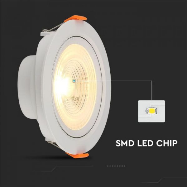 7W LED Reflector Downlight SMD IP20 CRI>80