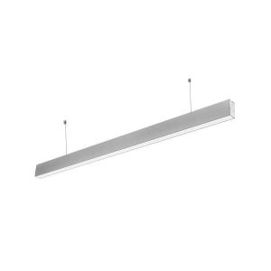 40W LED Linear Suspended Light Slim Silver