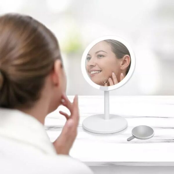 5W Led Rechargeable Mirror Light 6500K White Body