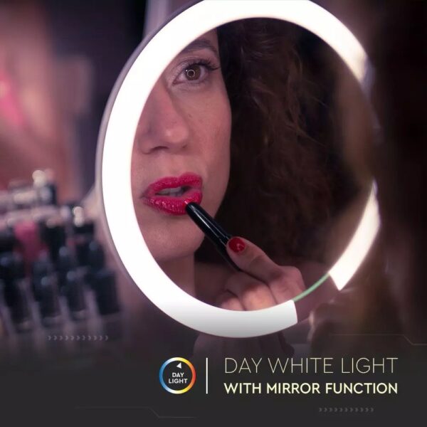 5W Led Rechargeable Mirror Light 6500K White Body