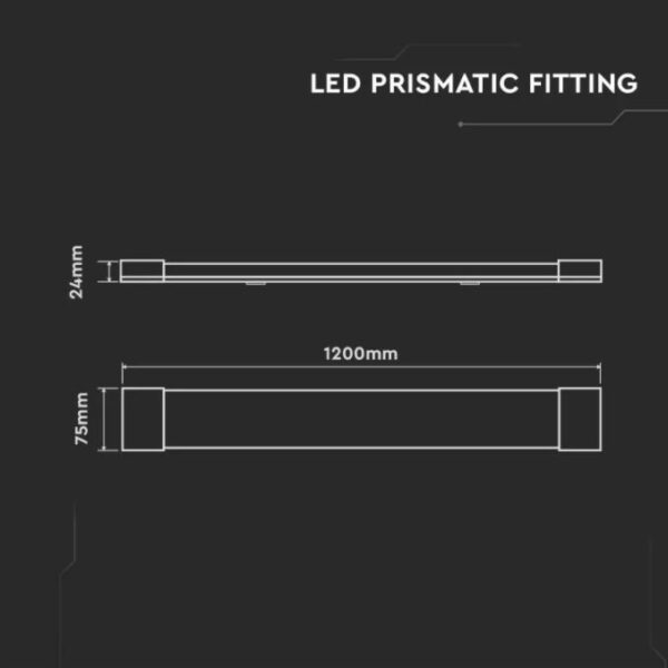 40W LED Grill Fitting with Samsung Chip 4ft (120CM)