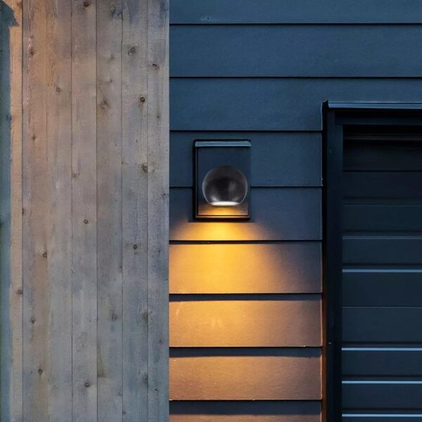 Led Concrete Wall Lamp Round G9 Ip20