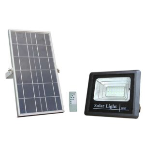 12W LED Solar Powered Floodlight + Solar Panel
