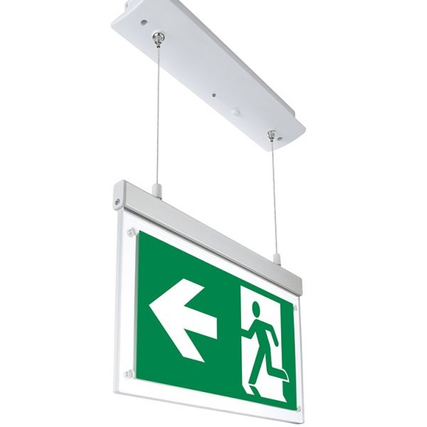 LED Hanging Emergency Exit Light 3 Hours Duration With PVC Legend