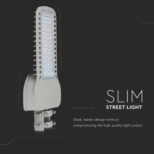 100W Led Slim Streetlight Samsung Chip 4000K 135 LM/W