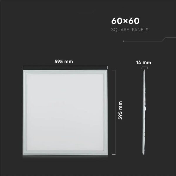 45W LED Panel 600x600mm Samsung Chip 4000K 5 Years Warranty