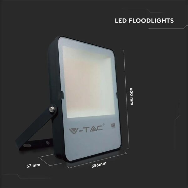 200W Led Floodlight Samsung Chip Black Body 137lm/W