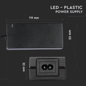 LED Power Supply 60W 24V 2.5A Plastic IP44