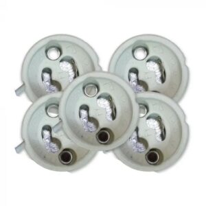 GU10 Lampholder With Silicon Cable 5Pcs Pack