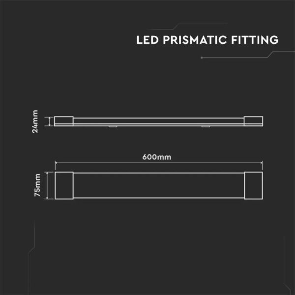 15W Led Grill Fitting 60cm Fast Connect And Cable 30cm