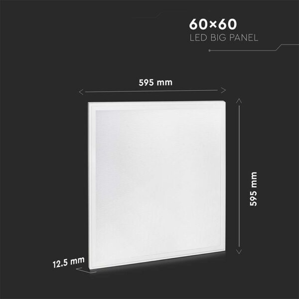 40W LED Panel 600x600mm Square 6Pcs Per Pack IP20