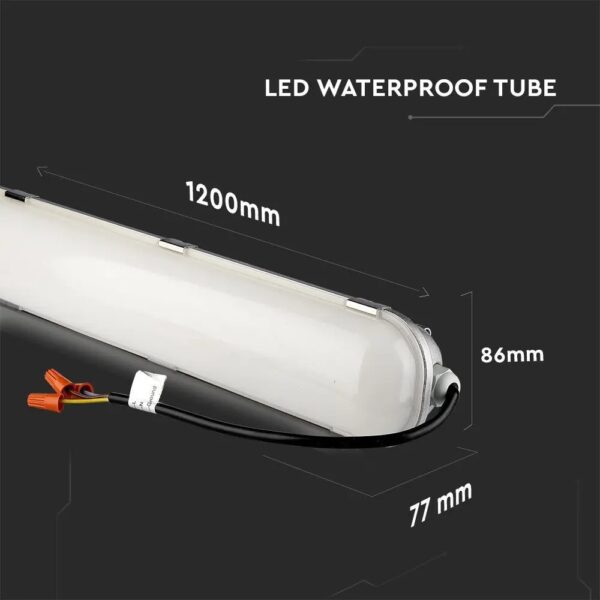 60W Waterproof LED Tube 120cm IP65