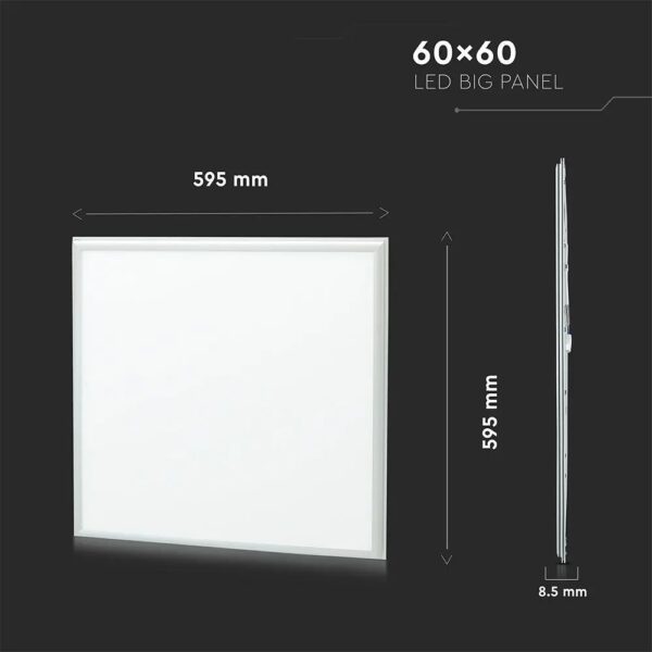 32W LED Panel 600x600mm 4000K Flicker Free