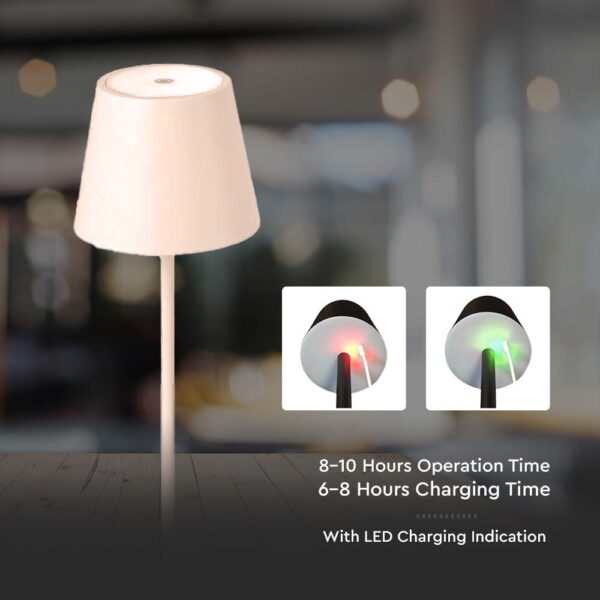 3W LED Rechargeble Desk Lamp Touch Dimmable