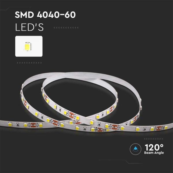 8W LED Strip IP20 12V 5m reel 60LEDs