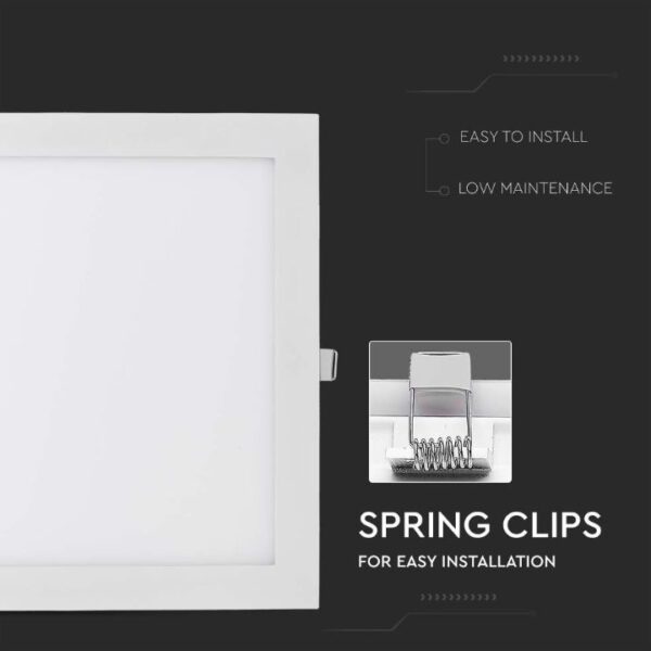 24W LED Panel Light with EMC Driver Square 300mm