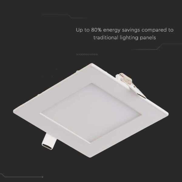 3W LED Panel Light with EMC Driver Square 84mm