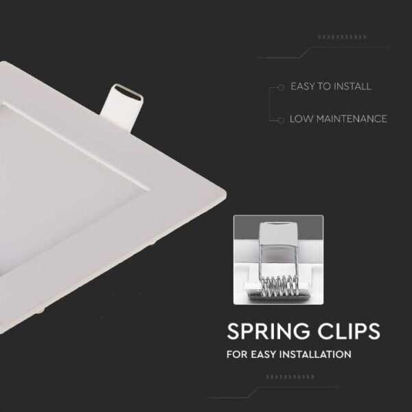 3W LED Panel Light with EMC Driver Square 84mm