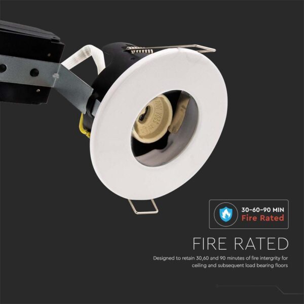 Canless Fire Rated GU10 Fitting IP20