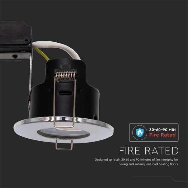 Canless Fire Rated GU10 Fitting IP65