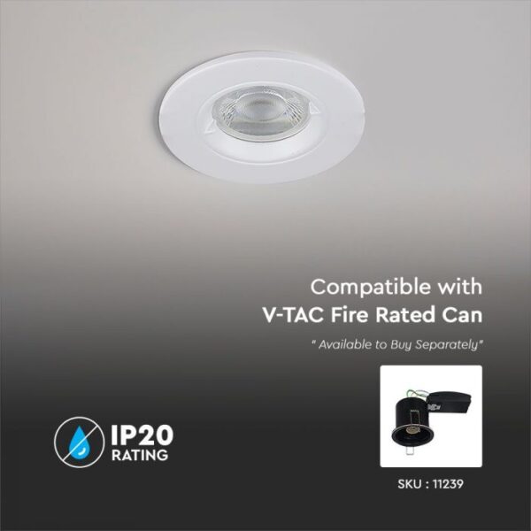 Bezel For Fire Rated Downlight 5 Pcs Per Pack IP65
