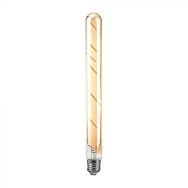 5W T30 LED Filament Bulb Amber Glass 2200K E27