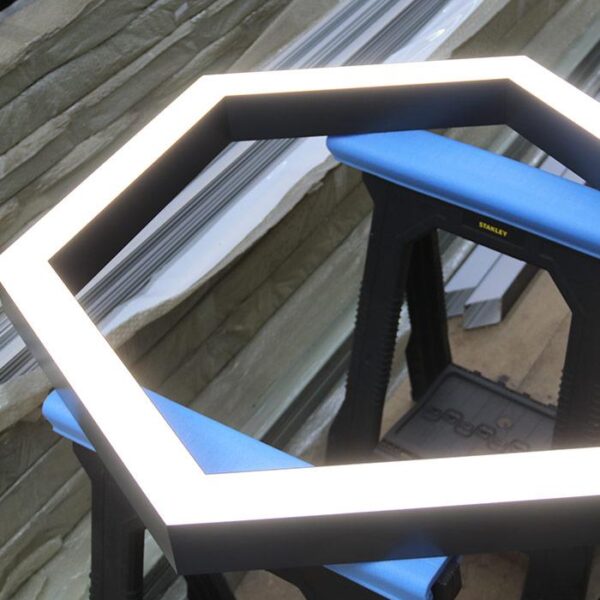 Bespoke Hexagon LED Light