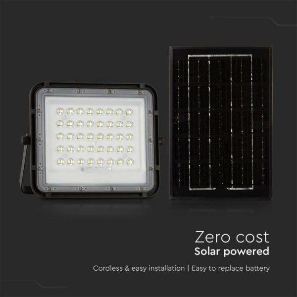 40W Led Solar Floodlight 3m Cable Smart IR Remote Fast Charge