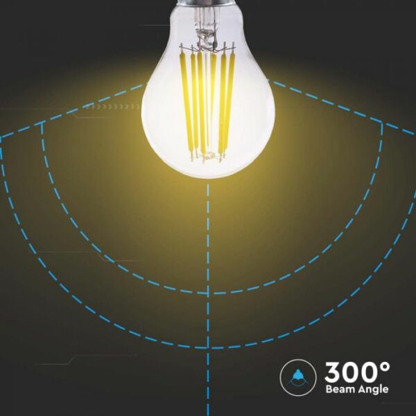 4W A60 Filament Bulb E27 210Lm/W