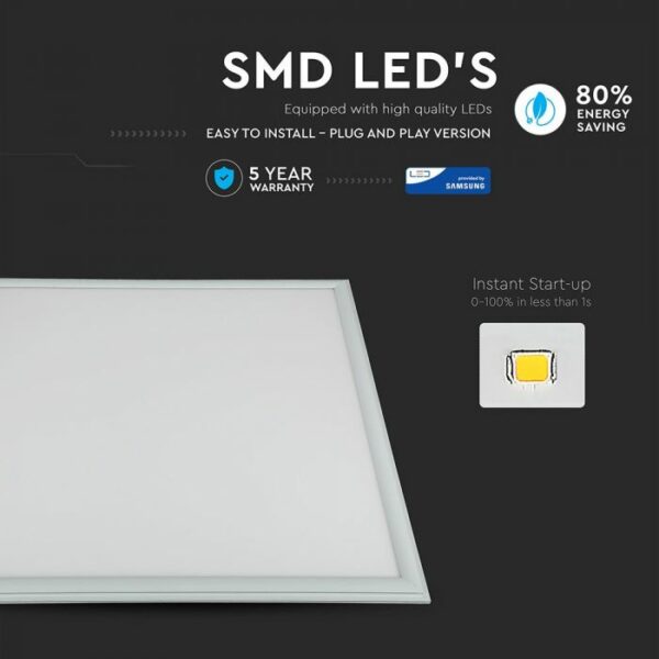 45W LED Panel Samsung Chip 5 Years Warranty 600x600 6 Pack